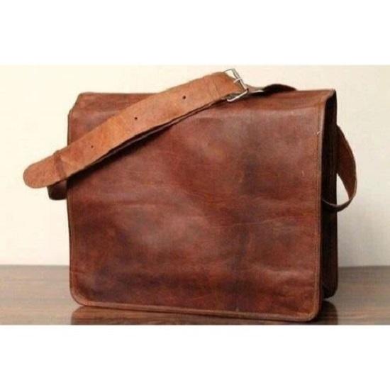 Bag Leather Genuine Messenger Shoulder Men Crossbody Men's Briefcase Vintage New
