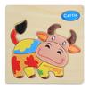 Cartoon 3D Puzzle Jigsaw Wooden Toys for Children Cute Animal Traffic Puzzles Intelligence Kids Baby Early Educational Toys