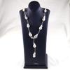 Atria's Luxurious and Stylish Baroque Pearl Y-shaped Necklace, JONNEJJ0001WH