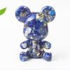 Crystal Resin Bear Car Air Vent Decor With Water Crystal And Crown For Gift Giving