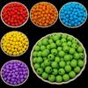100 Stück 8 mm DIY-Perlen, einfarbig, große Acryl-Mattperlen, Farbe, mehrfarbig, Acryl, matte Perlen, lose Perlen, Sammelalbum, Dekoration, Basteln, Basteln