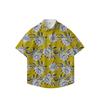Summer 3D Printed Short Sleeve Flower Shirt Men'S Vintage Hawaiian Beach Casual Loose Men'S Large Size Shirt