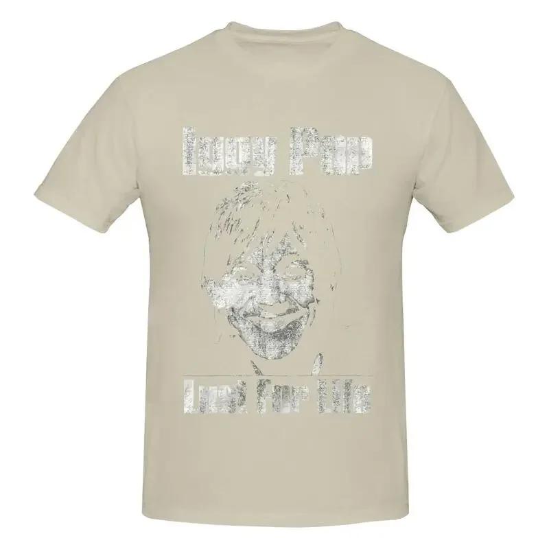 Iggy Pop Lust For Life Mens Licensed Rock N Roll Band Stooges Shirt T-shirt Tee Pop Classic