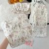 Premium Doll Collar Pajamas Women'S Summer Bear Party Short Sleeve Cloud Cotton Pajamas Women'S Three-Piece Set