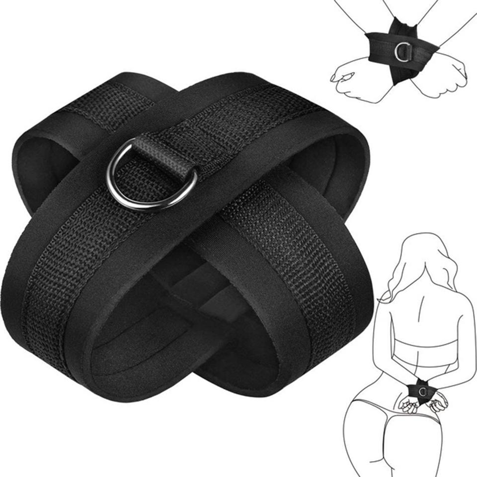 Bondage Kit Back Restraints Fetish Erotic Sex Toys For Couples Woman Female Slave Collars Handcuffs Necklace  Adult Games
