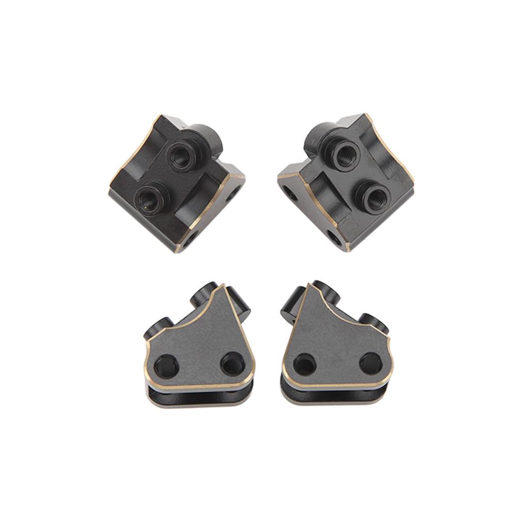 4Pcs RC Link Mount Brass Stable Rustproof RC Upgrade Parts for Axial SCX10 II AR44 Axles 1 10 Black
