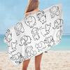 BeddingOutlet Elephant Bath Towel Bathroom Microfiber Mandala Beach Towel for Adult Bohemian Hippie Shower Toalla