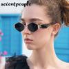 Metal Rhombus Sunglasses Women  Luxury Brand Designer Fashion Irregular Sun Glasses For Men Trendy Polygonal Sunglass Unisex