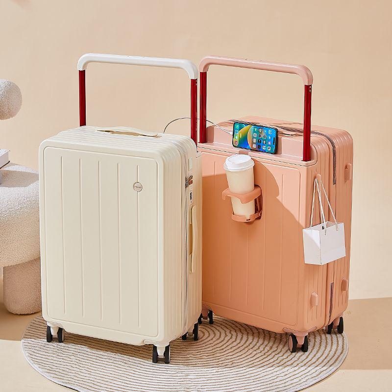 Multifunctional Large-Capacity Suitcase with Wide Handle and Combination Lock for Travel