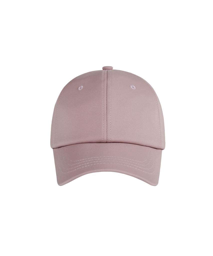 Bajal Studded Belt Loop Athleisure Oversized Ball Cap Dusty Pink