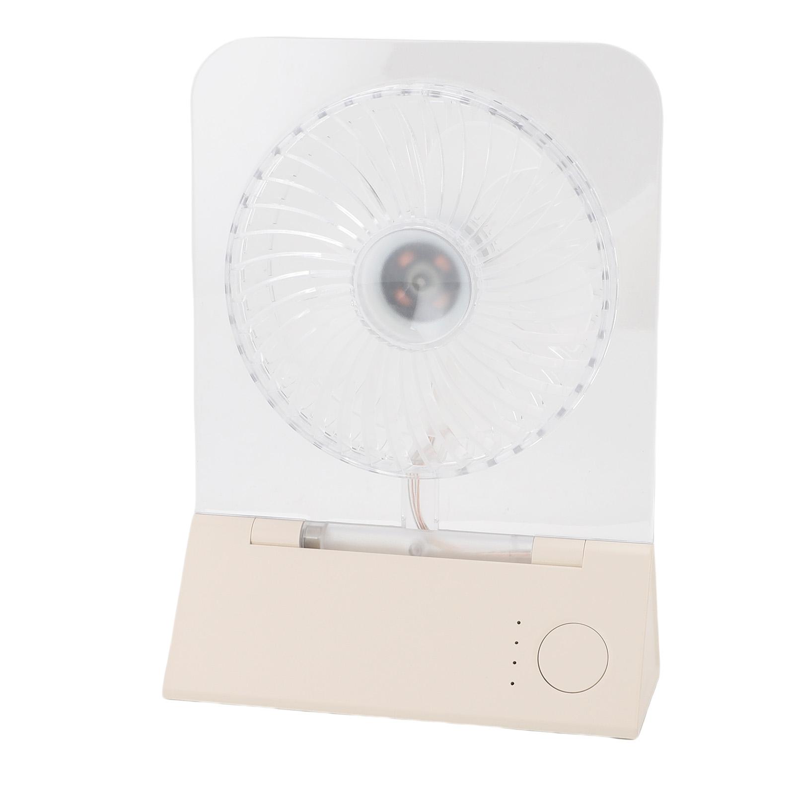Прозрачный настольный вентилятор, настенный, складной, цветной, с дыхательным светом, 4 скорости ветра, бесшумный, портативный, для дома, кемпинга