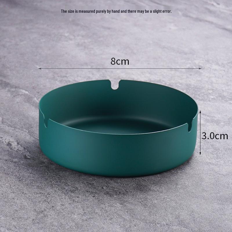 Stainless Steel Windproof Ashtray - Durable, Stylish, and Large for Bars, Cafes, and Hotels