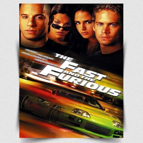 THE FAST AND THE FURIOUS SIGN METAL WALL PLAQUE Film Movie poster print AdAluminum 20x30cm(7.8x11.8inch)