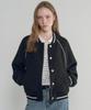 Vanone Atelier O3751 Tweed Varsity Jacket_Black