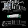 Motion Sensor LED Headlamp 800 Lumens Rechargeable Aluminum Alloy Headlight with Powerful Beam Emergency Flashlight