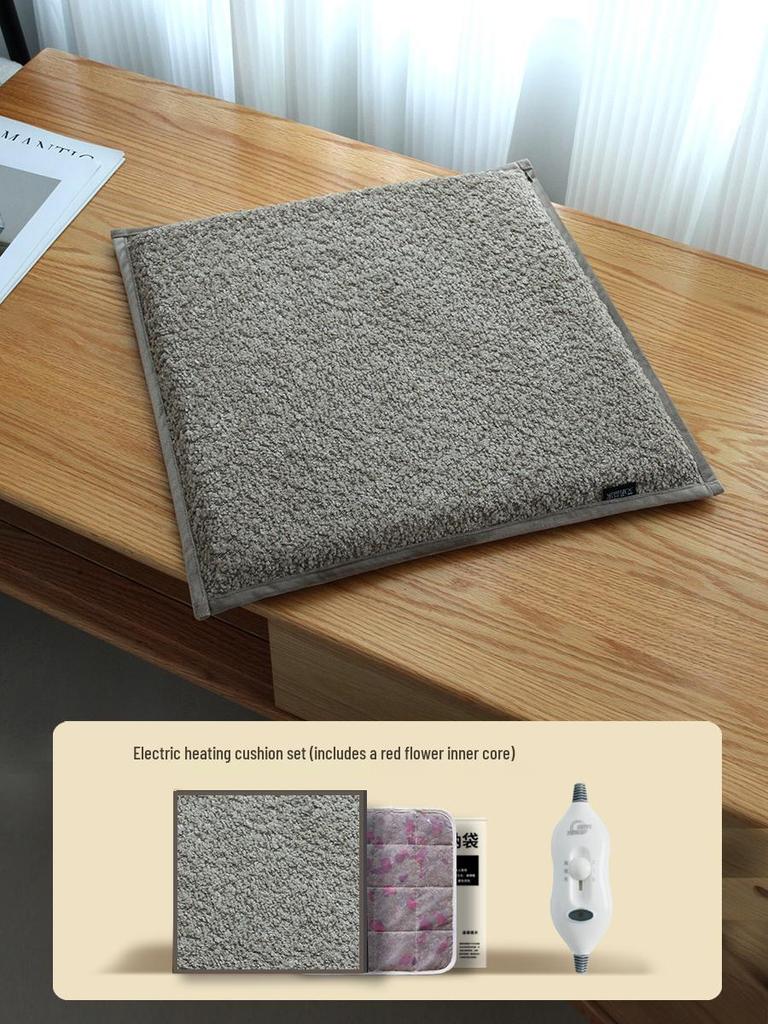 Wormwood Heated Seat Cushion with Moxibustion Therapy - Electric Heating Pad for Office Chairs