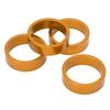 4 Pcs Aluminium Alloy Bicycle Headset Pad Bike Handlebar Stem Spacers 28.6x10mm1.13x0.39in for