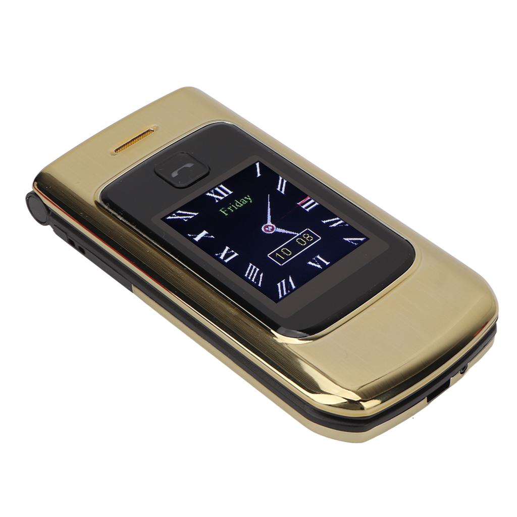 Senior Flip Cell Phone Big Screen 2G Long Standby Dual Card Dual Standby 4800mAh Flip Phone