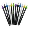 Maydahui Cute Animal Cat Gel Pens 12 Pack 0.5mm Black Ink Pens for Journaling, Fun Stationery, and Gifts
