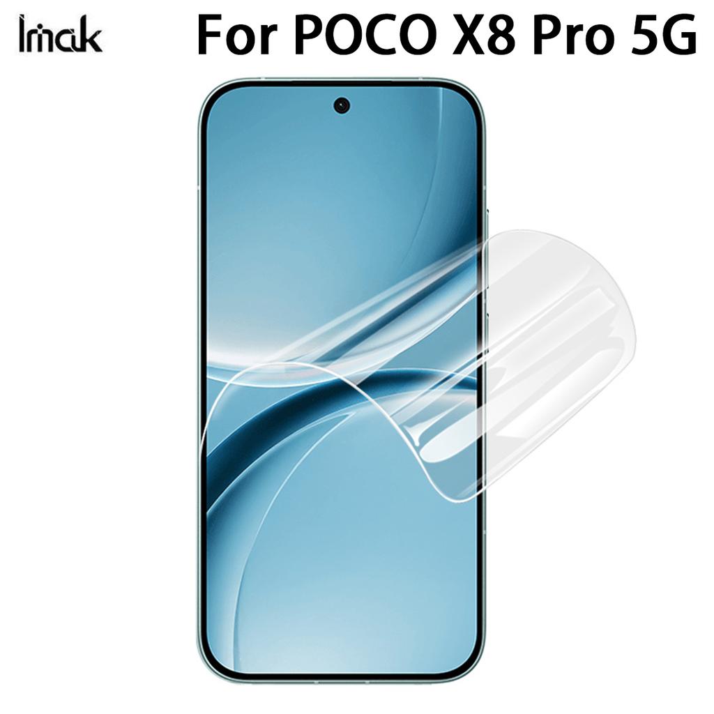 Pro POCO X8 Pro 5G Sklo IMAK Hydrogelová fólie 4. generace Ochranné sklo přes celou obrazovku
