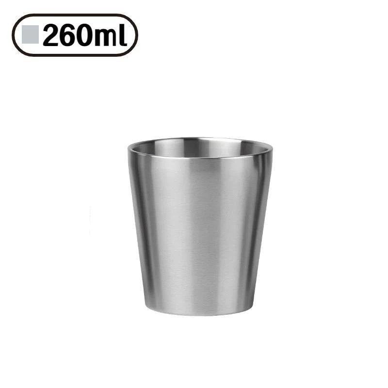 260/300/350/450 ml Nerezové Prémiové Pohárky na Pití Nerozbitné Udržující Chlad Pro Pikniky Domácí Večírky Denní Použití