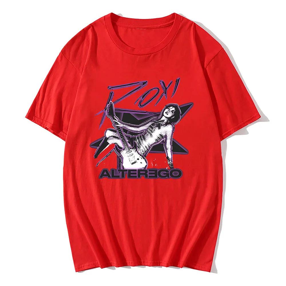 

2025 New Album Alter Ego Print Tshirts Korean Singer LISA Fashion Women Tshirt Short Sleeve Round Neck Teeshirt Tees Top 3XL