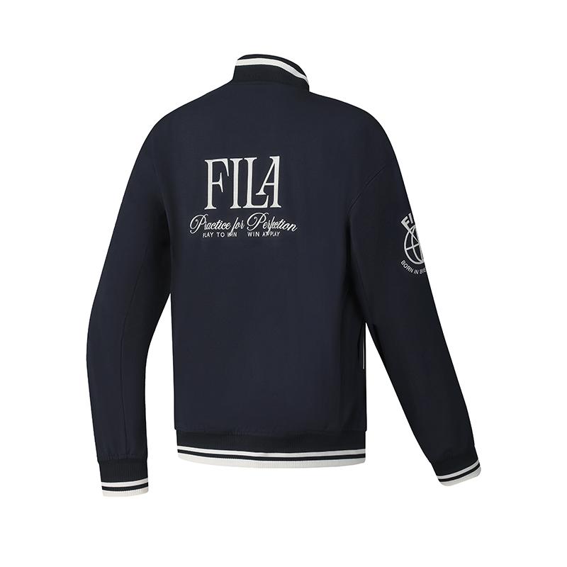 New FILA TENNIS Baseball Jacket Men's A11M533703F-NV