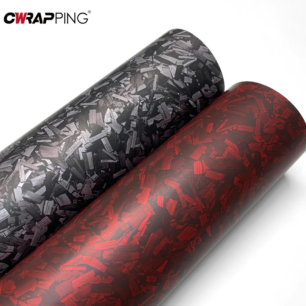 Forged Carbon Vinyl Wrap Car Stickers Waterproof Auto Body Films for Motorcycle Car Laptop Hood Trunk DIY Decoration Accessories
