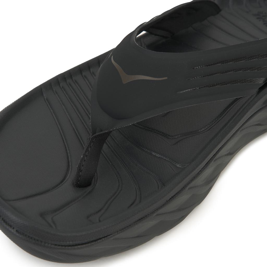 HOKA Ora Recovery Flip Slide Black Men Sneakers Dark-Gull-Grey 1099675-BDGGR