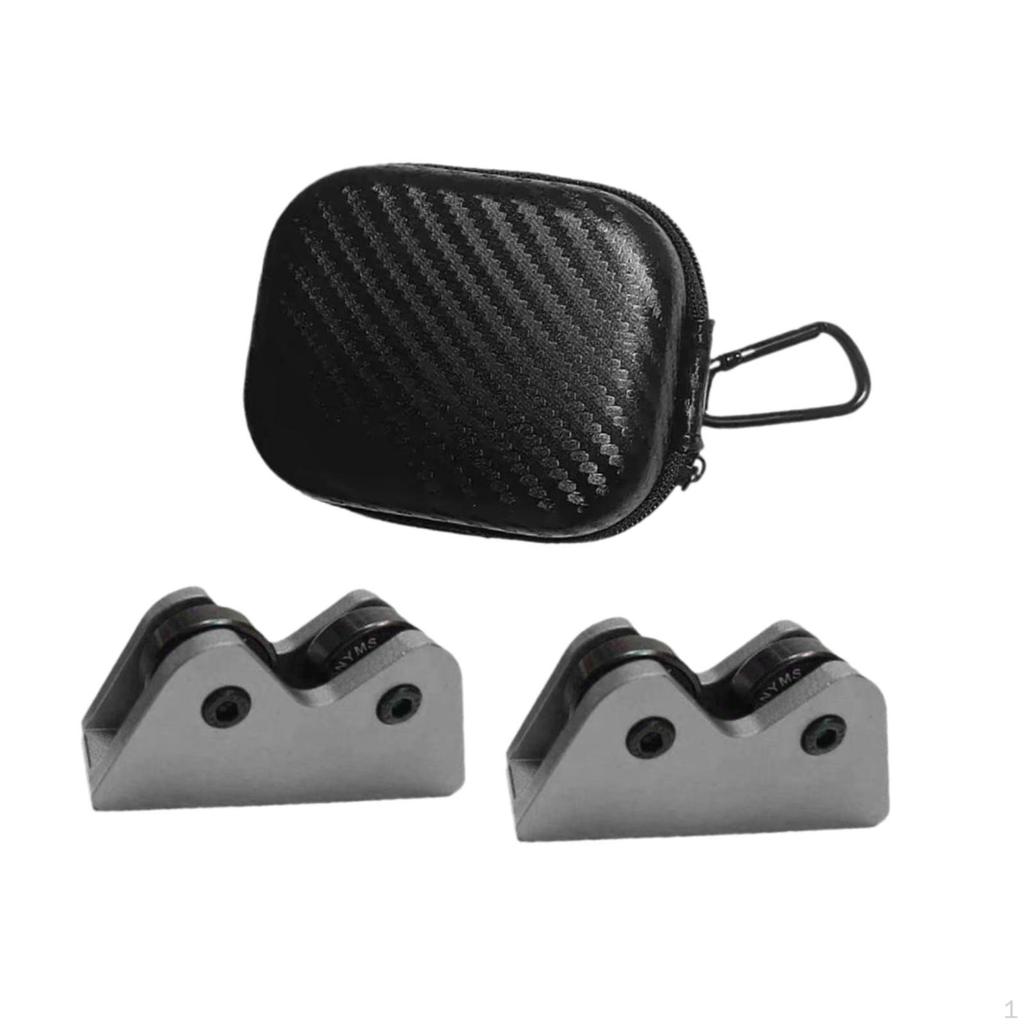 2 Pieces Billiard Cue Straightness Checker Checking Tools Aluminum Alloy Billiards Accessories Pool