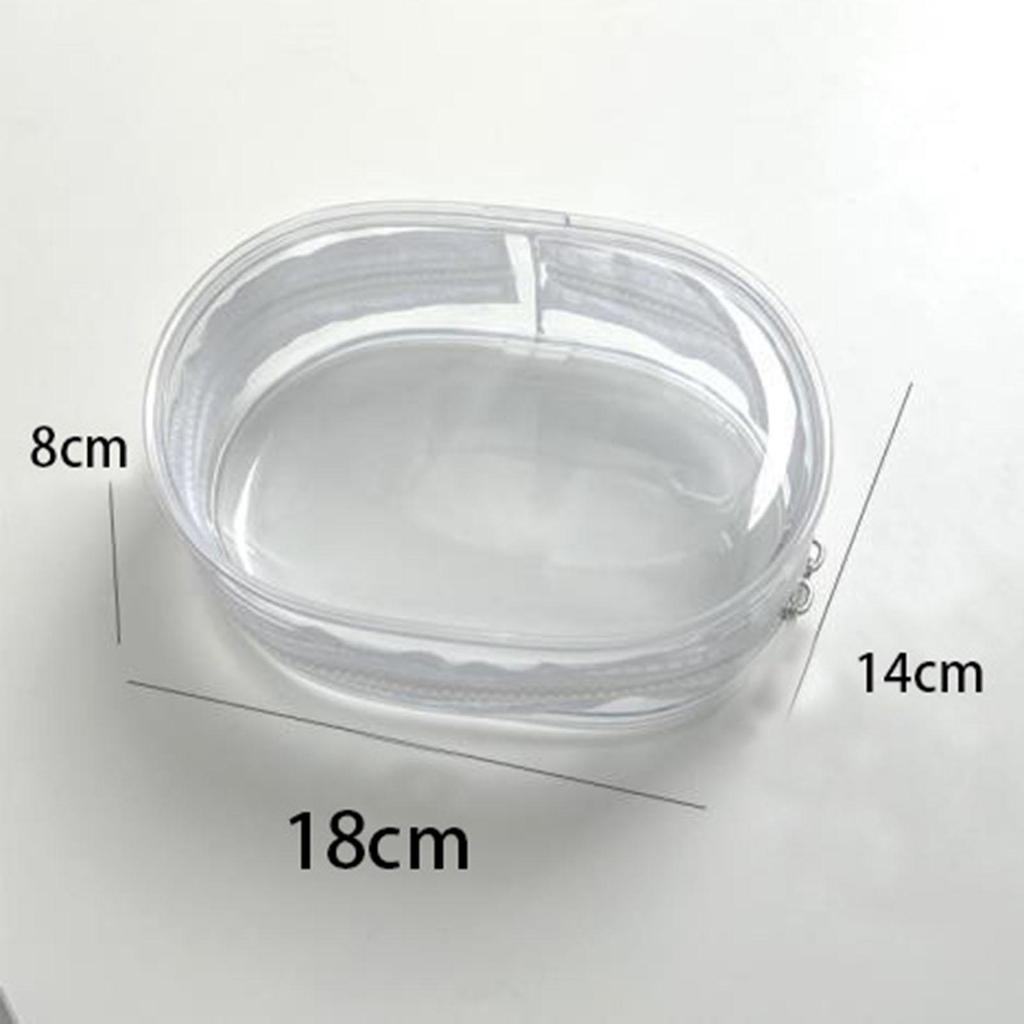 Clear Figures Display Bag, Portable Figures Storage Bag with Keychain, Mini Doll Hanging Blind Box, Single Zipper Closure Dustproof Collectibles Case