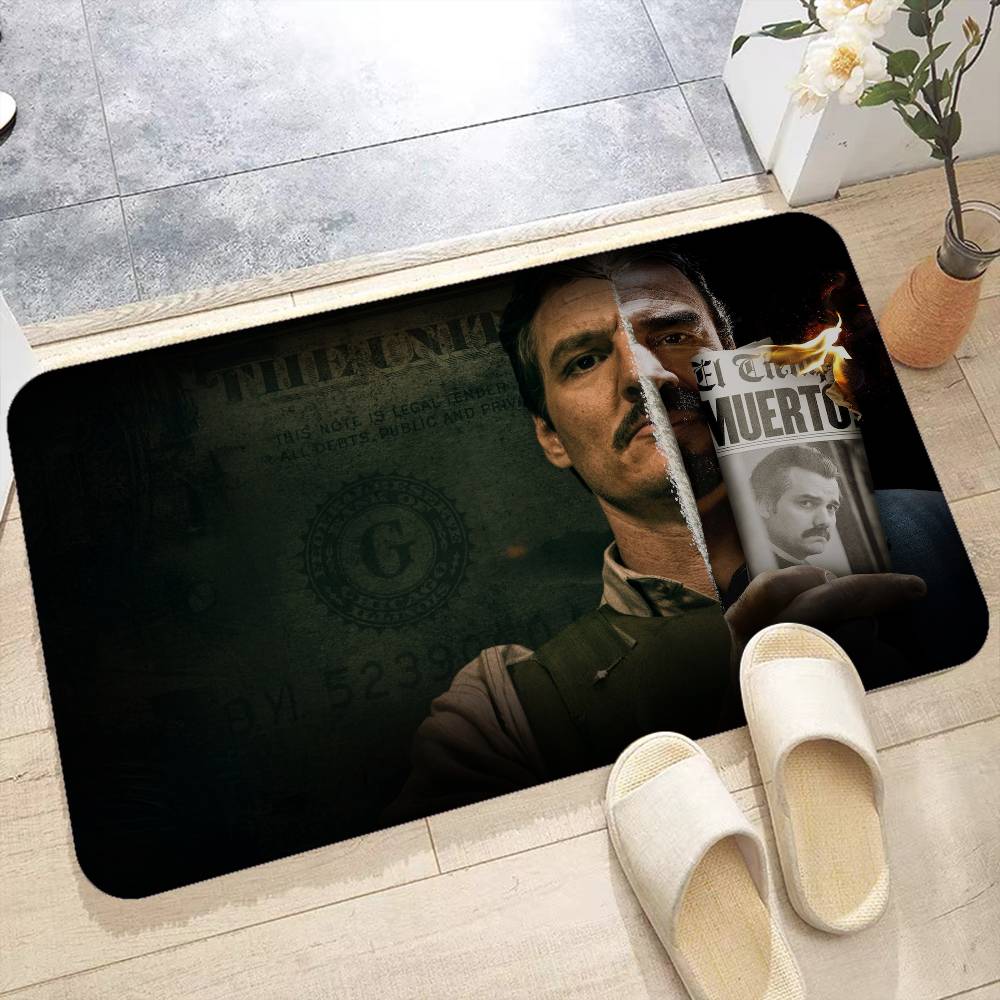 Narcos TV Pablo Escobar Floor Mat Non-Slip Laundry Room Mat Laundry Decor Balcony Child Living Room Bedside Mats