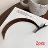 2Pcs Funny Silly Hair Clip Female Anime Cosplay Wig Small Braid Side Bangs Duckbill Clip Side Clip Cute Hair Accessories Gifts