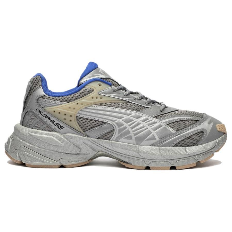 Puma Velophasis Bionic Unisex Trampki Srebrny Matowy-Srebrny Królewski-Szafirowy 390753-01