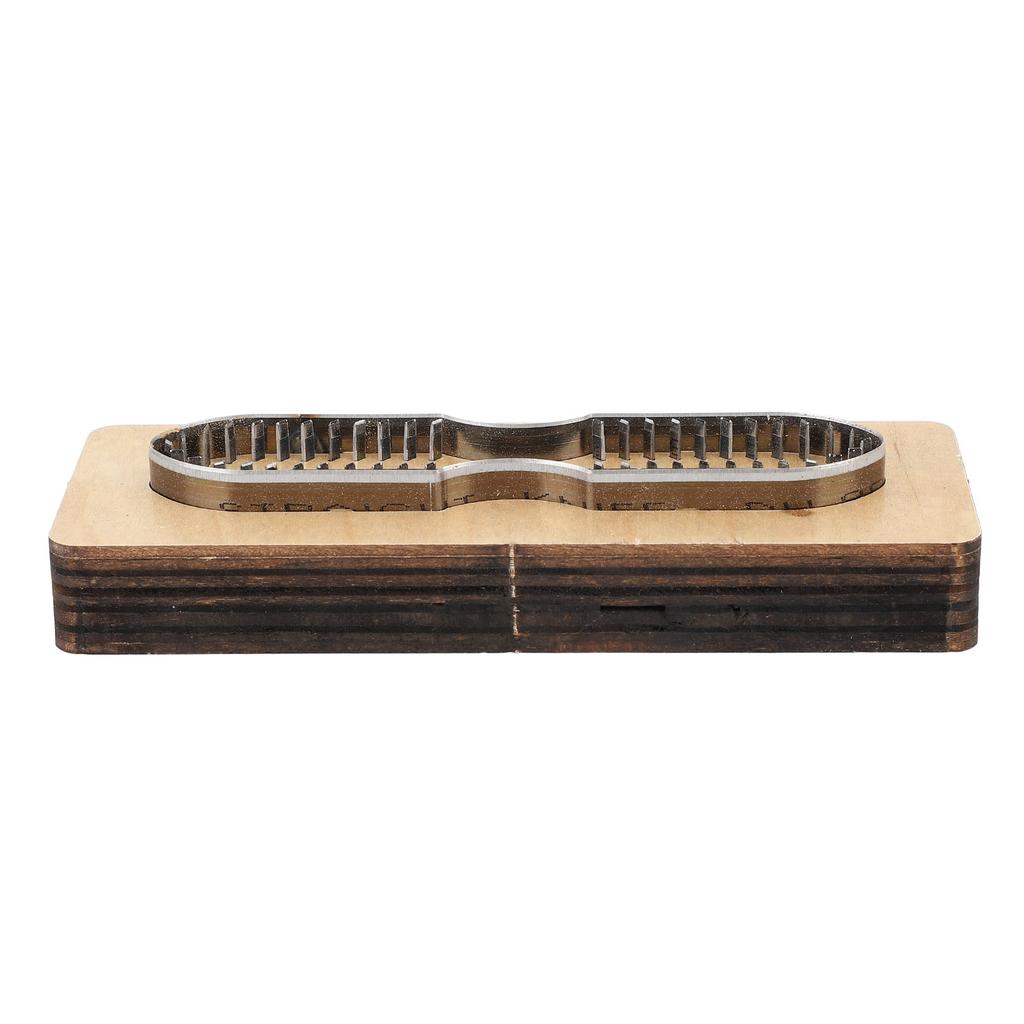 Leather Cutting Die Steel Wooden Strap Head Leather Die Cutting Mould for DIY Crafts Hardware