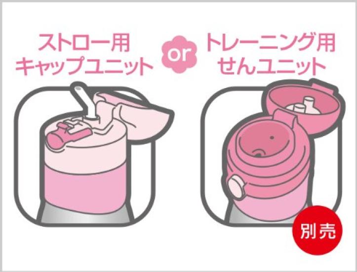 Thermos Vacuum Insulated Baby Straw P Mug, 0.29L, Pink, FFH-290ST