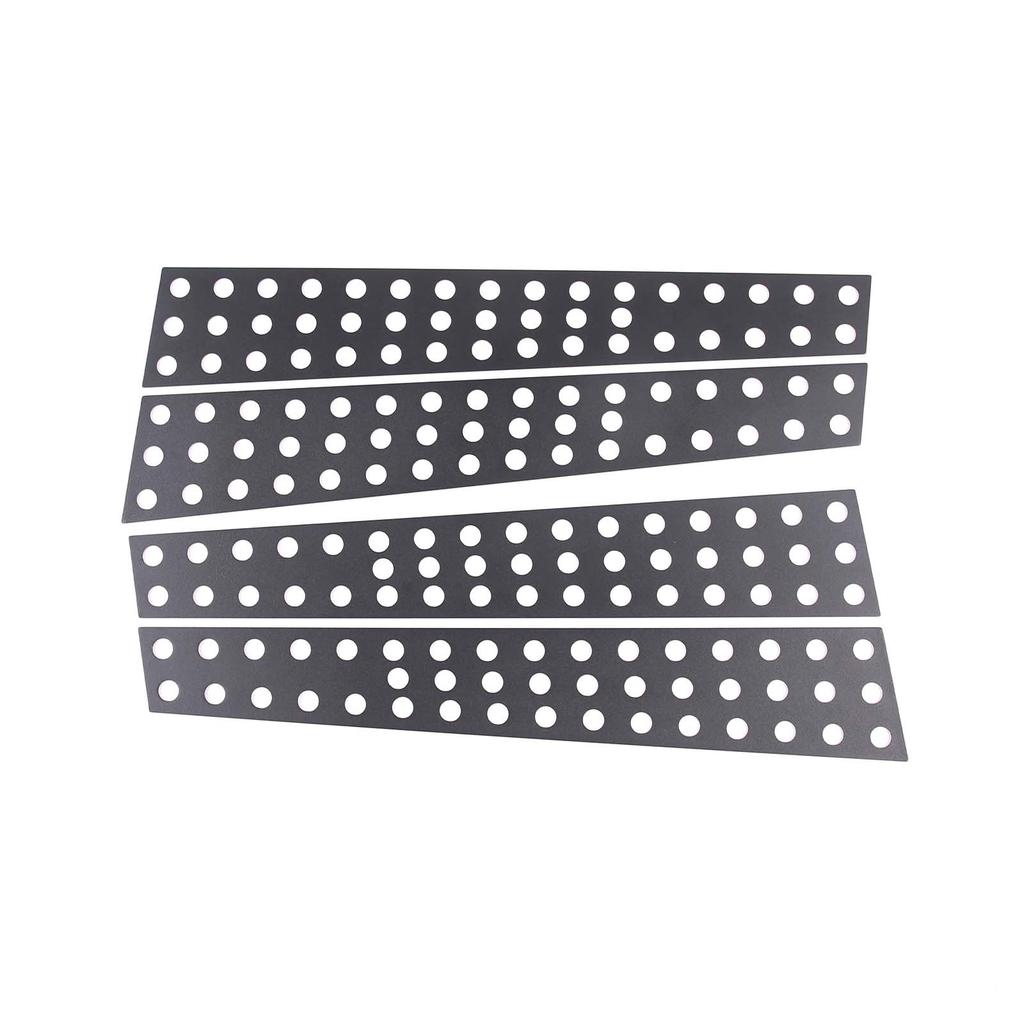 Aluminum Alloy Car Window B-pillar Center Pillar Trim Sticker For Land Rover Discovery 3/4 LR3 LR4 2004-2016 Car Accessories