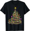 Python Weihnachtsbaum Schlange Tier T-Shirt