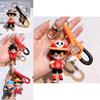 Stylish One Piece Keychain For Luffy Nami Sanji Zoro Fans Durable Silicone Accessory