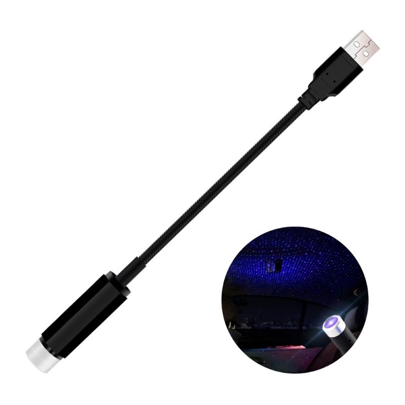 USB Star Night Lights, Flexible USB Night Lamp Fit All Cars Ceiling Roof Star Lights Interior Ambient Atmosphere