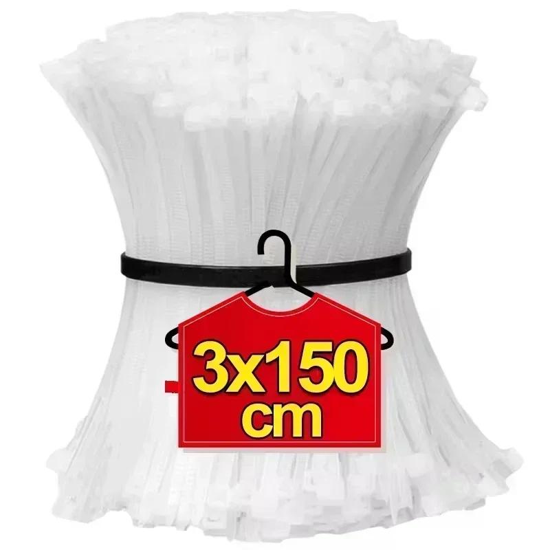 Fascette per Cavi in Nylon Autobloccanti Regolabili a Zip Fascette di Fissaggio Industriali Anelli di Fissaggio Riutilizzabili per Casa Uffici Vendita all'Ingrosso