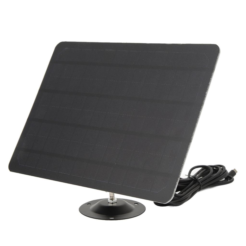 RV Solar Panel Mono High Effcient Solar Battery Charger Panel with Bracket 3 Meters Charging Cable