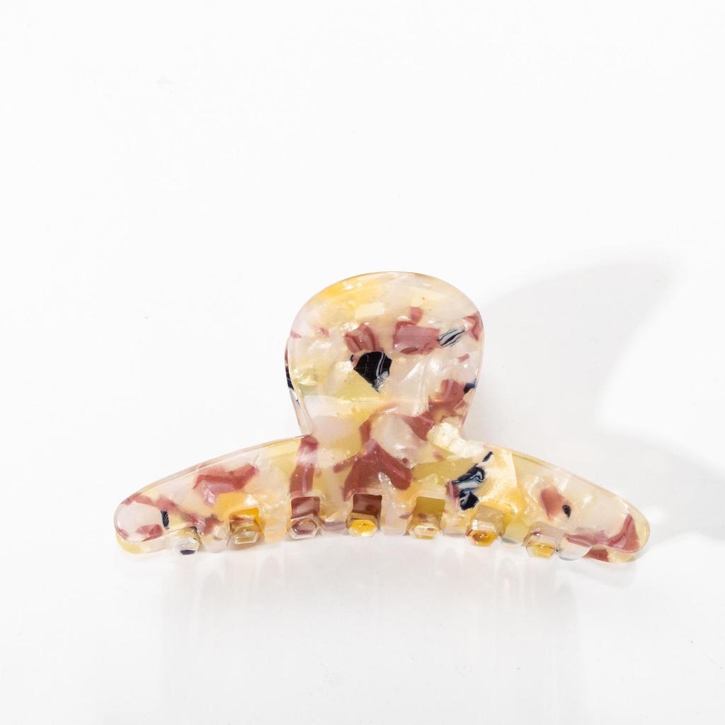 Bamboo Yao Creative PVC Autumn/Winter Sweet Jewelry Claw Clip - Women's Fashion Hair Accessory