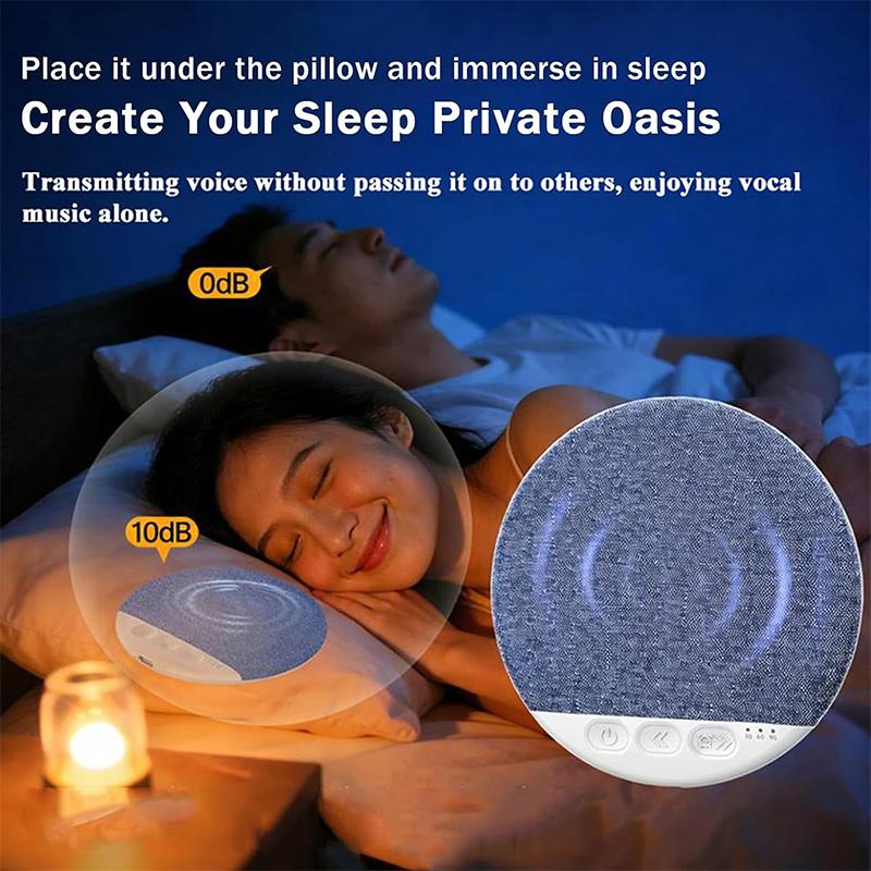 2026 New Wireless Pillow Speaker Bluetooth Sleep Aid Speakers With White Noise 30/60/90 Min 3 Level Timing Sleep Sound Equipment