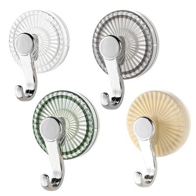 Suction Cup Hook Kitchen Wall Hook No Punching Nail Free Hanger Reusable Waterproof Shower Hook Towel Bath Ceiling Hook