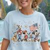 Disney Mickey Minnie Friends Shirt, Patriotic Disney Family Trip Tee, Mickey And Friends USA Shirt, Minnie Mouse Fireworks Vacation Tee