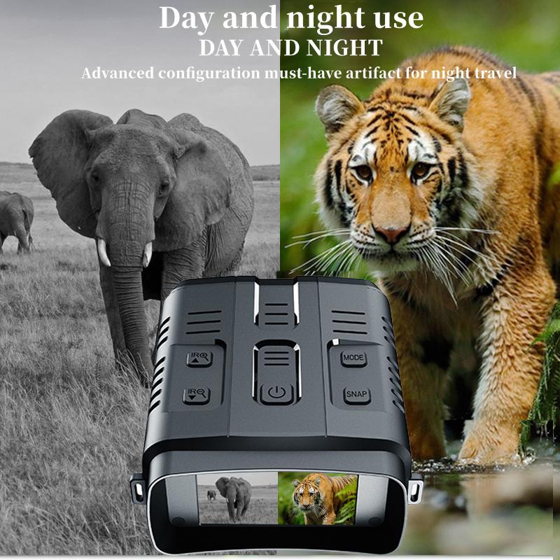 N009 Outdoor 4K HD Fernglas Nachtsichtgerät 800m Infrarot 2160P HD 10X Digitalzoom Jagdteleskop Foto-Videoaufnahme