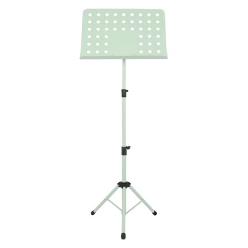 Kirnuo Folding Music Stand, Metal, Lightweight and Portable, Compact, Adjustable Height, Reinforced Triangular Structure, Stable, Adjustable Angle, Mu