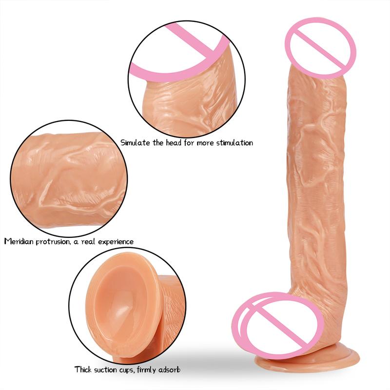 Realistic Long Dildo Big Penis Huge Dildos Vaginal Masturbation G Spot Stimulation Anal Butt Plug For Women Sex Toys Female 18+