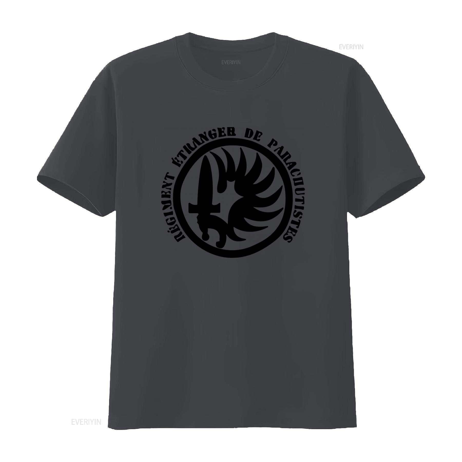 

French Foreign Legion Légion Étranger Parachutistes T Shirt Unique Military Design for Men vintage Washed streetwear 4XL